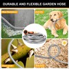 Metal Garden Hose 75ft, Stainless Steel Water Hose 75ft with