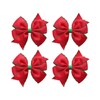 4PC Christmas Hair Bow Clips for Women Girls 4 Inch