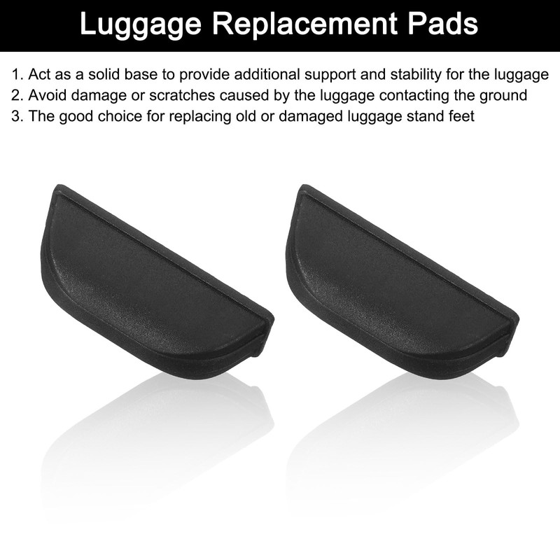 sourcing map 4Pcs Luggage Replacement Pads, Plastic Luggage Stand Feet