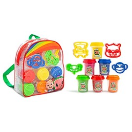 CoComelon Plasticine Backpack Set with Dough Cutters