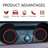 Ferianl 4PCS Car Cup Coasters, 2.75 Inch Cup Holder Coaster,