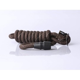 GOLEYGO Dog Lead Rope, Brown, Reflects Luminous, Size M 1.4-2 m, Secure Magnetic Click Closure, Includes Adapter Pin, Dog Lead for Small and Large Dogs up to 60 kg, Maximum Load 200 kg