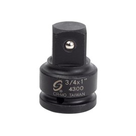 SUNEX TOOLS 4300 3/4-Inch Female 1-Inch Male Impact Socket Adapter