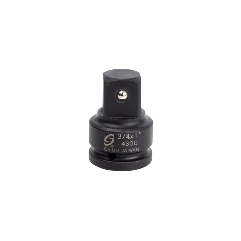SUNEX TOOLS 4300 3/4-Inch Female 1-Inch Male Impact Socket Adapter
