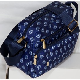 Nylon Bag for Women | Nylon Bag with Multiple Pockets | Shoulder Bag for Women Nylon | Lightweight Handbag | Small Shoulder Bag Women's 'Fashion Collection', navy