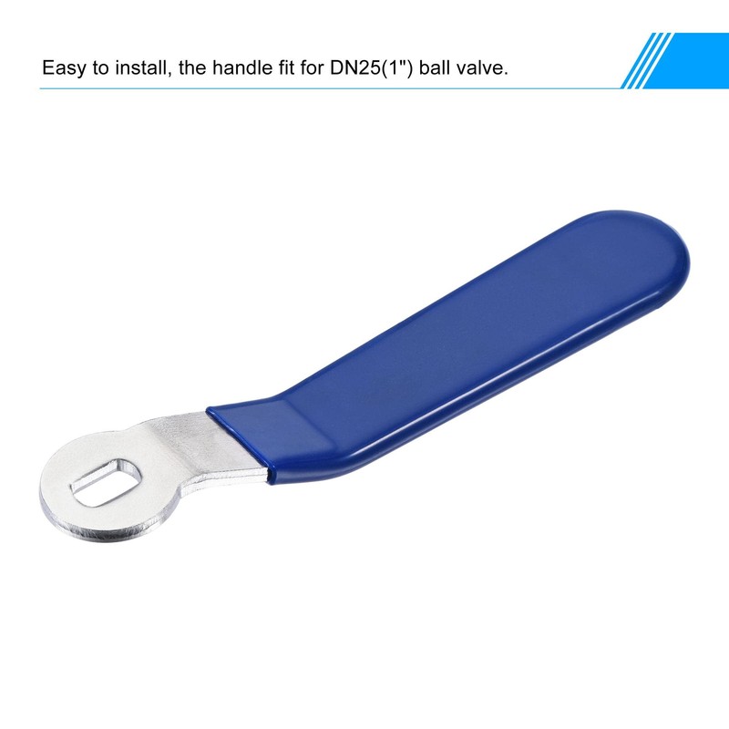 sourcing map Lever Handle Iron Chrome Plated Replacement with Plastic