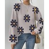 Zeagoo Sweaters for Women 2024 Fashion Trendy Long Sleeve Turtleneck