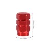 VOSAREA 4 Pieces Aluminium Alloy Car Tyre Valve Caps Round