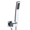 High Pressure Brass Handheld Shower Head,Square Shower Head with Wall