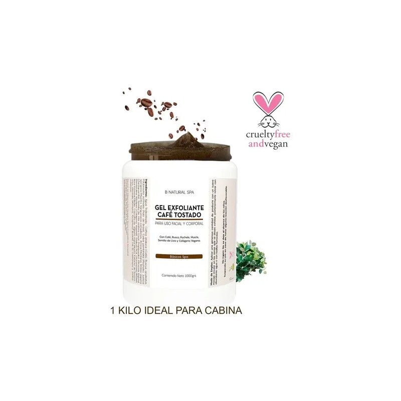 Gel Exfoliante De Café Tostado Anti-celulitis 1 Kilo