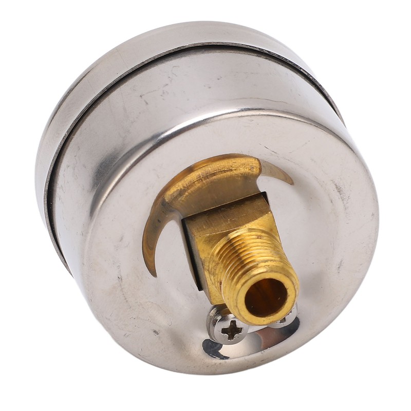 Vacuum Pressure Gauge 1/8in Stainless Steel Dial Liquid Filled Pneumatic