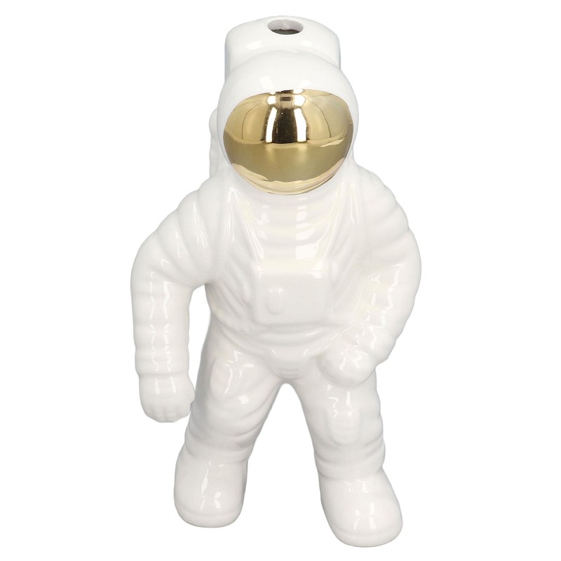 Ceramic Space Man Astronaut Figure Statue Modern Space Man Vase