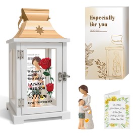 Mothers Day Birthday Gifts for Mom from Son, Mom Gifts from Son, to My Beautiful Mom Gifts Lantern for Birthday Christmas Valentines Day