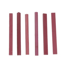 Driak Ruby Sharpening Grindstone Whetstone Graver Sharpening Tool 6 Shapes,Sharpening Stone Set, [Grit 3000#] 6pcs