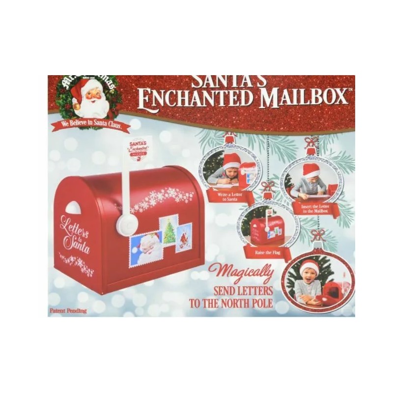 Mr. Christams New ! Christmas Multicolor Santa's Enchanted Mailbox Decoration