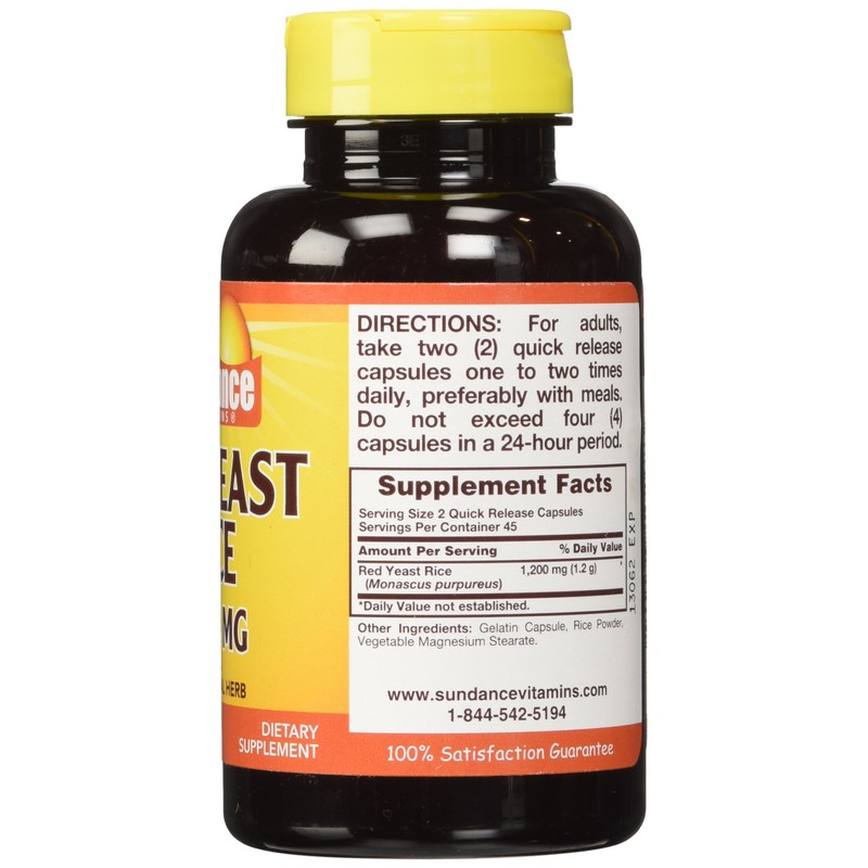 Sundance Red Yeast Rice Capsules, 90 Count