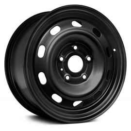 Multiple Manufactures STL02215U45N Black Wheel with Painted and Meets All Federal Motor Safety Standards (17 x 7. inches /5 x 139 mm, 22 mm Offset)