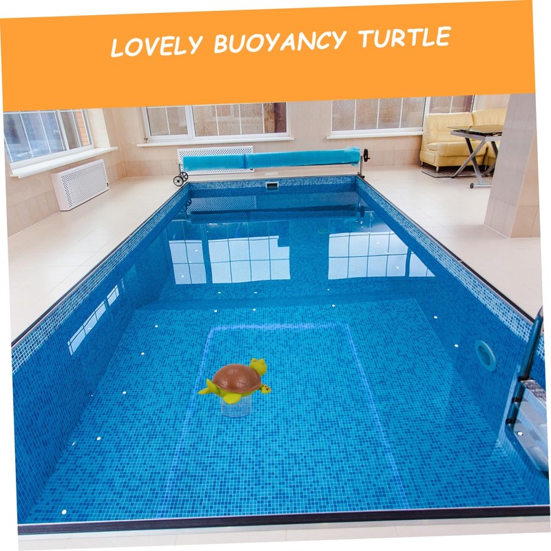Totority 1Pc Cartoon Turtle Pool Chemical Floater Dispenser for Swimming