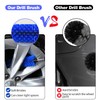 Drill Brush for Car Wheel and Bottle, 25cm Long, for