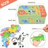 EKKONG Children's Puzzle, Wooden Toy for Children, Wooden Puzzle from