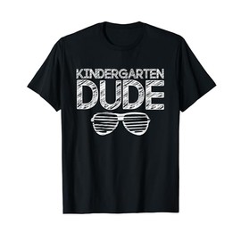 Kindergarten Dude In Sunglasses Back to School Graphic Print T-Shirt