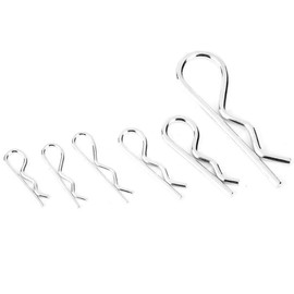 110PCS R Type Stainless Steel Galvanized Cotter Pin High Performance Hand Operated Tools Accessory for Maintenance Work