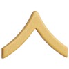 USMC Chevron Satin Gold PFC Private 1st Class