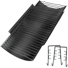 Adjustable Ash Pan for Chargriller Charbroil Grill Charcoal Tray Metal Ash Drip Trays Catcher 23.62" to 35.43" 1224 1324 2121 Fire Grate for Oklahoma Joe Royal Gourmet Replacement Parts