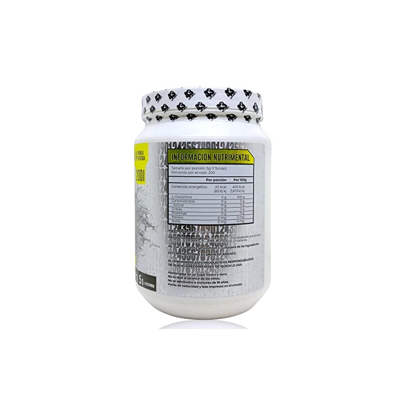 Glutamina en polvo sin sabor 1 kg 43 supplements
