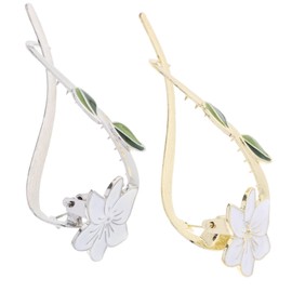 Mikinona 2pcs Women's Hair Clips Retro Flower Hairpin Fashion Hair Accessories Essential