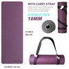 Feetlu Extra Thick Exercise Yoga Mat with Strap - 2/5