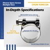 CHUN YUNG DA Heavy Duty Hose Clamps, Stainless Steel T
