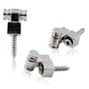 Jersvimc 2 Pcs Guitar Roller String Tree, Silver String Tree