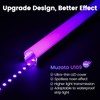 Muzata 10Pack 3.3FT/1M Upgraded Excellent Spotless LED Channel Silver Deeper