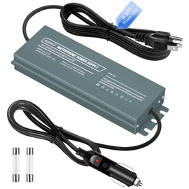 Waterproof 12V Power Supply Adapter for GMG Green Mountain Grill Jim Bowie, Daniel Boone, Davy Crockett Prime/Prime Plus Grill, P-1001 P-1266 13FT Power Cord Replacement Part for Ledge Peak Trek
