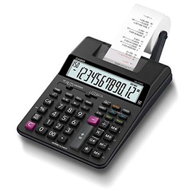 Calculadora de impresión Casio HR-170RC – Pantalla de 12 dígitos | Impresión en 2 colores, reimpresión y corrección | Ideal para contabilidad, contabi
