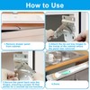 vibedor 1 Pair Tip Out Tray Hinges, Scissor Hinge Kitchen