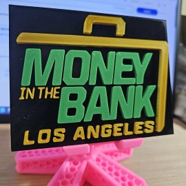 Mattel WWE Mattel Money In The Bank Los Angeles 2025 Small Logo Accessory Version 01