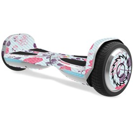 MightySkins Carbon Fiber Skin for Razor Hovertrax 1.5 Hover Board - Vintage Floral | Protective, Durable Textured Carbon Fiber Finish | Easy to Apply, Remove, and Change Styles | Made in The USA