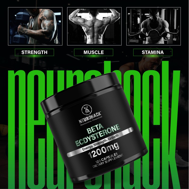 Beta Ecdysterone 1200mg - 120 Capsules 2 Months Supply |