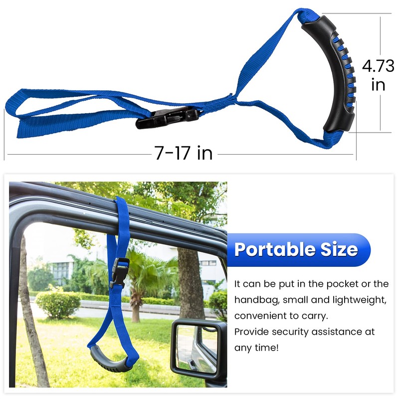 E-cowlboy Auto Cane Grab Handle Adjustable Standing Aid Safety Handle