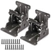 Skelang 2-Pack Folding Brackets, Lock Extension Hinge, Foldable Leg Brackets