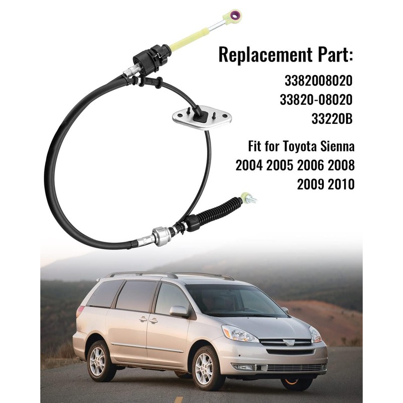 3382008020 Automatic Transmission Shift Cable Fits for Toyota Sienna 2004