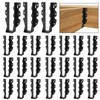 16 Pcs 2"x 8" Joist Hanger,Q235B Steel Black Powder Coated