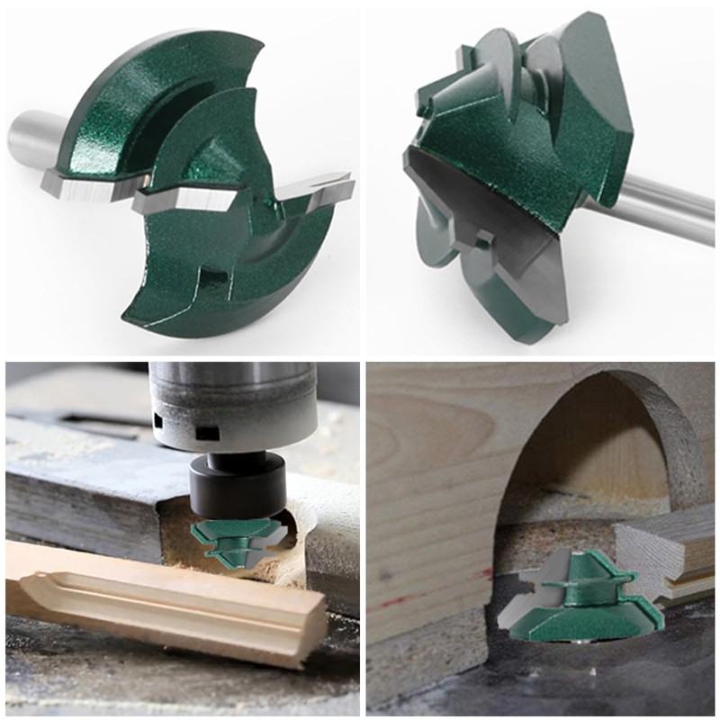 Bestgle 45° Chamfer Cutter, 0.25 inch (6.35 mm), Carbide Trimmer,