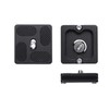 Quick Release Plate for Arca-Swiss Compatible DSLR Mirrorless Tripod (40mm/Black)