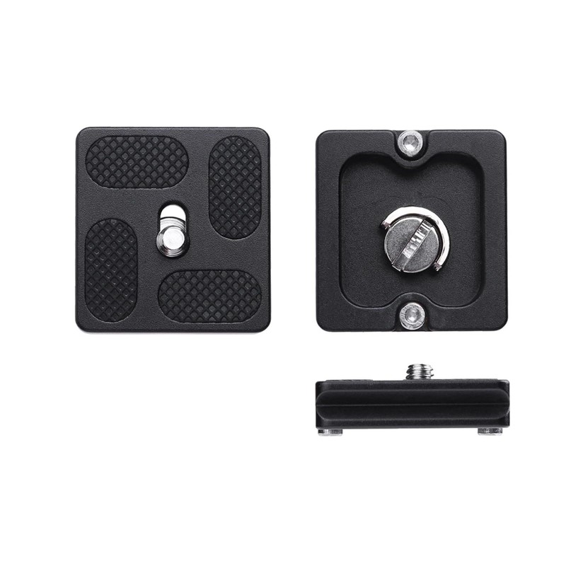 Quick Release Plate for Arca-Swiss Compatible DSLR Mirrorless Tripod (40mm/Black)