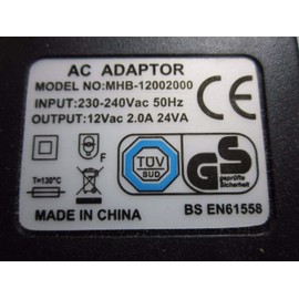 Replacement for 12V MAINS BOSS ME-6 ME-6B MULTI-EFFECTS AC ADAPTOR POWER SUPPLY CHARGER PLUG