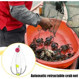 Trampa Plegable para Cangrejos – Jaula Portátil de Acero Inoxidable