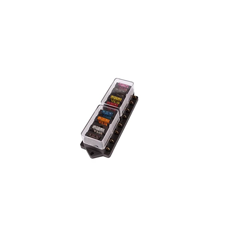 12V/24V 8-Way Car Truck Fuse Holder Fuse Box 8 Car